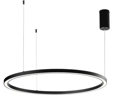 60W LED pakabinamas šviestuvas HOOP, juodas, CCT