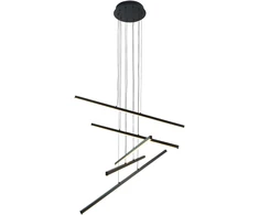60W LED pakabinamas šviestuvas RAY, juodas, 3000/4000/6000K, 4301400