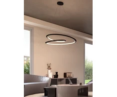60W LED pakabinamas šviestuvas STORM, matinės aukso sp., 3000/4000/6000K, dimeriuojamas, 01-3377