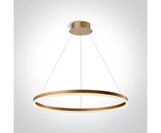 60W LED pakabinamas šviestuvas, žalvario sp., 3000K, 63144B/BS/W