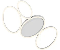 60W LED paviršinis lubinis šviestuvas RITMO, baltas, 3000/4000K