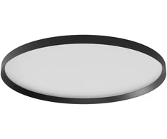 60W LED paviršinis/pakabinamas šviestuvas DAMA, juodas, 3000/4000/5000K, 80cm, 01-3756