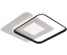Lubinis šviestuvas 60W LED paviršinis šviestuvas, baltos/juodos sp., 3000K-6000K, dimeriuojamas
