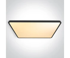 Lubinis šviestuvas 60W LED paviršinis šviestuvas, juodos sp., 2800/3300/4000K, 900x600mm, UGR19, 62020PU/B/V