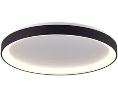 Lubinis šviestuvas Italux 60W LED paviršinis šviestuvas VICO, juodas, 3000/4000K, dimeriuojamas