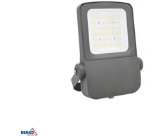 Luxmena 60W LED prožektorius CAMPUS, pilkas, 4000K, IP66
