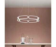 61,5W LED pakabinamas šviestuvas INFINITY, baltas, 4000K