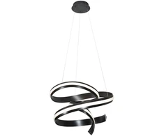 62W LED pakabinamas šviestuvas AREZIA, juodas, 3000K, 4324000