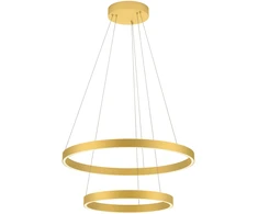 62W LED pakabinamas šviestuvas FEBE, matinės aukso sp., 3000K, dimeriuojamas, 01-2889