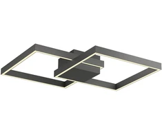 Lubinis šviestuvas 62W LED paviršinis šviestuvas FEBE, juodas, 4000K, dimeriuojamas, 01-2862