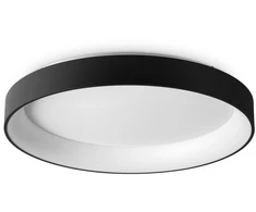 Lubinis šviestuvas Ideal Lux 62W LED paviršinis šviestuvas ZIGGY, juodas, 3000K, 321615