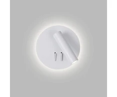6+3W LED sieninis šviestuvas MOBY, baltas, 3000K, 4188200