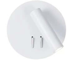 6+3W LED sieninis šviestuvas MOBY, baltas, 3000K, 4188200