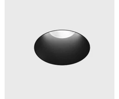6,3W LED užglaistomas šviestuvas INVISIBLE MINI R, juodas, 3000K, IP44