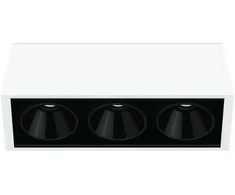 6,3W paviršinis linijinis šviestuvas Juodas FOSTER SURFACE 3, 38°, baltas, 3000K, su maitinimo šaltiniu
