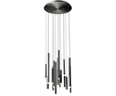 64W LED pakabinamas šviestuvas MADISON, juodas, 3000K, 01-2060