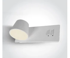 6+4W LED sieninis šviestuvas, baltas, 3000K, 65147/W/W