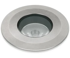 6,5W LED įleidžiamas į žemę šviestuvas CNC 50 2.0 T, pilkas, 3000K, 30°, su filtru nuo akinimo
