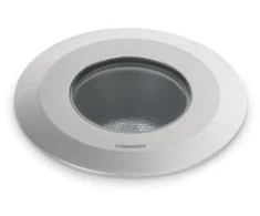 6,5W LED įleidžiamas į žemę šviestuvas INC 50, pilkos sp., 2700K