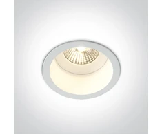 6,5W LED įleidžiamas šviestuvas, baltas, 3000/3500/4000K, IP54, dimeriuojamas, 10107WD/W/V
