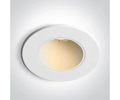 6,5W LED įleidžiamas šviestuvas, baltas, 3000/3500/4000K, IP65, dimeriuojamas, 10107DL/W/W/V