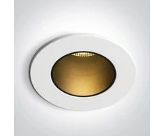 6,5W LED įleidžiamas šviestuvas, juodos/baltos sp., 3000/3500/4000K, IP65, dimeriuojamas, 10107DL/W/B/V