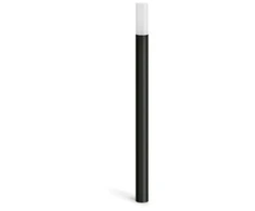 6,5W LED lauko šviestuvas LINE POST H1000, juodas, 3000K