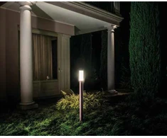 6,5W LED lauko šviestuvas LINE POST H1000, juodas, 3000K