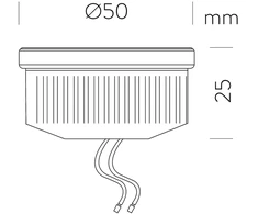 6,5W LED modulis, GU10, 60°, 2700K, ACB62638