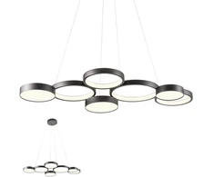 65W LED pakabinamas šviestuvas CRONOS, juodas, 3000K, dimeriuojamas, 01-2547