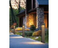 6,5W LED pastatomas lauko šviestuvas, tamsiai pilkas, 3000K, IP65, E447