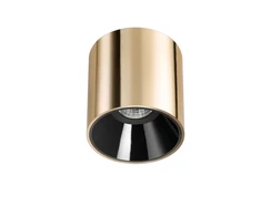 6,5W LED paviršinis šviestuvas SHOT LIGHT M, aukso/juodos sp., 3000K