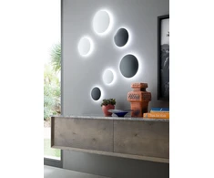 6,5W LED sieninis šviestuvas UMBRA, matinės juodos sp., 3000K, 01-1332