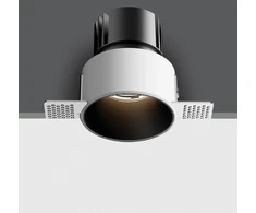 6,5W LED užglaistomas šviestuvas, juodas, 3000/3500/4000K, IP54, dimeriuojamas, 10107BT/B/V