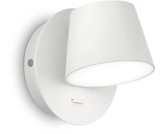 Sieninis šviestuvas Ideal Lux 6W wall lamp with 30 lights GIM, 3000K, baltas