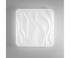 66W LED lubinis šviestuvas WAVE, baltas, CCT, dimeriuojamas