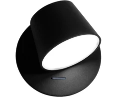 6,6W LED sieninis šviestuvas KIM, juodas, 2940K, 4188301