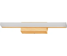 Sieninis šviestuvas 6,8W LED veidrodžio šviestuvas ORBIS MIRROR, medienos sp., 3000/4000K, dimeriuojamas, IP44