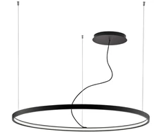 69W LED pakabinamas šviestuvas VERDI, juodas, 3000K, 4224400