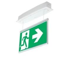 6W avarinis/evakuacinis šviestuvas SUPREMA D-std M 3H AT IP54 PT-S, baltas