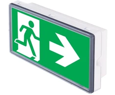 6W avarinis/evakuacinis šviestuvas VELLA SO 150 M 3H MT IP65, baltas