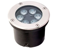 6W LED įleidžiamas į žemę šviestuvas LOTUS, sidabro sp., 3100K, 4186900