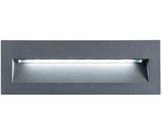6W LED įleidžiamas lauko šviestuvas IGOR, tamsiai pilkas, 3000K, IP54, 9092