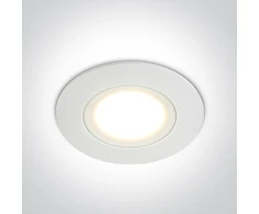 6W LED įleidžiamas šviestuvas, 4000K, 10106P/W/C