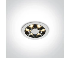 6W LED įleidžiamas šviestuvas, baltas, 3000K, 10106X/W/W