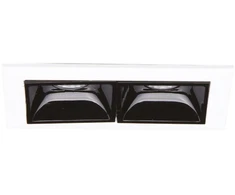 6W LED įleidžiamas šviestuvas LIKA, baltas korpusas/juodas reflektorius, 2700K, 341729
