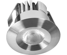 6W LED įleidžiamas šviestuvas MINI SPOT, nikelio sp., 3000K, IP44