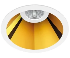 6W LED įleidžiamas šviestuvas SHOT LIGHT S FLOOD, baltos/aukso sp., 3000K
