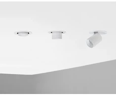 6W LED įleidžiamo montavimo ištraukiamas/pakreipiamas šviestuvas PAW, baltas, 3000K, 50˚