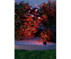 6W LED įsmeigiamas lauko šviestuvas TAIGA, juodas, 3000K/RGB, IP65, valdomas TUYA programėle (10% - 100%), 90149